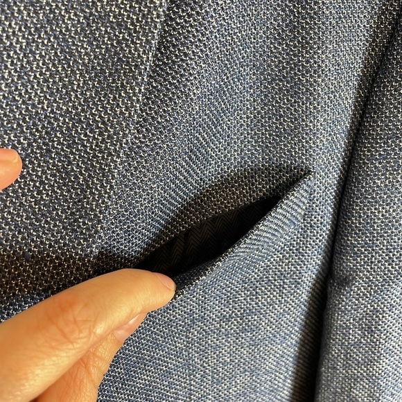 JOSEPH ABBOUD LINEN COTTON BLEND MENS BLAZER - Picture 5 of 13